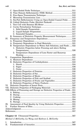 M A Rao Engineering Properties of Foods Third Edition Food Science and ...
