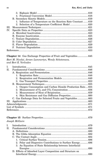 M A Rao Engineering Properties of Foods Third Edition Food Science and ...