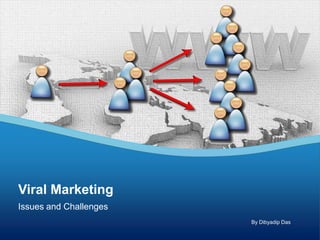 Viral Marketing
Issues and Challenges
                        By Dibyadip Das
 