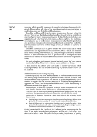 Performance measurement system design | PDF