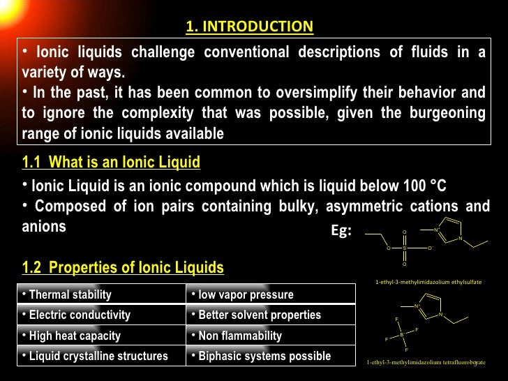 Ionic Liquid Lubricants; design chemistry for engineering applications