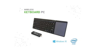 Smart-Rhino Windows 10 PC Stick with BT Keyboard