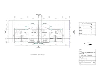 4
9
1
6
01
02
5
10
G H I J K L
402
FIRST FLOOR
UNIT TYPE A - FIRST FLOOR Three-Storey Townhouse
 
