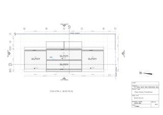 4
9
1
6
01
02
5
10
G H I J K L
404
ROOF PLAN
UNIT TYPE A - ROOF PLAN Three-Storey Townhouse
 