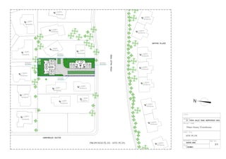201
SITE PLAN
PROPOSED PLAN - SITE PLAN
Three-Storey Townhouse
 
