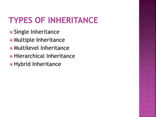 inheritance | PPT | Free Download