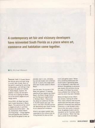 2015 - NAIOP Development Magazine Feature article