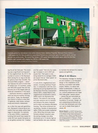 2015 - NAIOP Development Magazine Feature article
