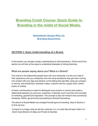Branding Crash Course Pdf Branding Crash Course Pdf