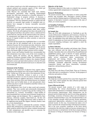 84 economic violence against dalit entrepreneurs in tamilnadu | PDF