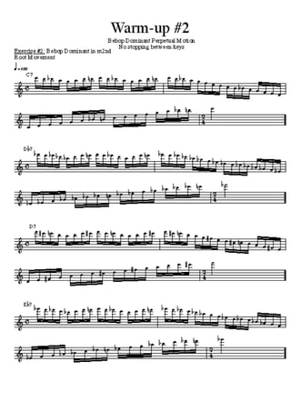 84 exercícios jazz saxofone