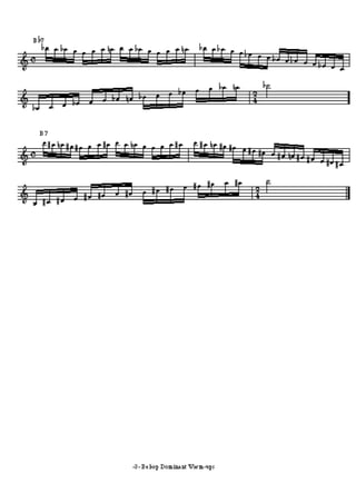 84 exercícios jazz saxofone