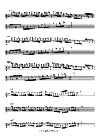 84 exercícios jazz saxofone