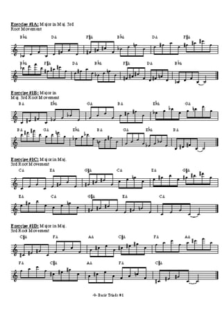 84 exercícios jazz saxofone