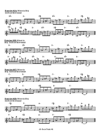 84 exercícios jazz saxofone