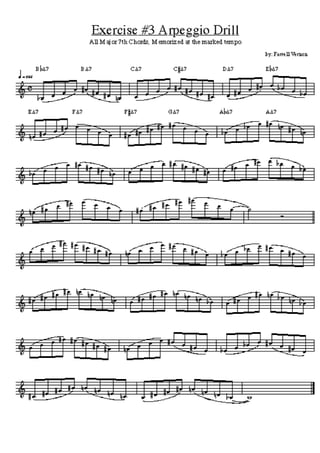 84 exercícios jazz saxofone