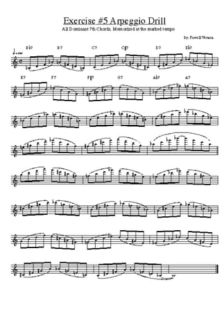 84 exercícios jazz saxofone