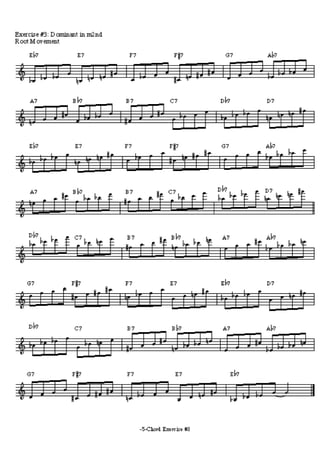 84 exercícios jazz saxofone