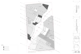 1
2
2.5
3
4
4.5
5
6
6.5
7
8
a
b
c
d
e
f
g
h
i
j
k
154.125
131.944
69ft
112ft
58ft
12ft
54ft
104ft
40ft
103ft
12ft
103ft
77ft
82ft
26ft
OFFICE LOBBY
OFFICE LOBBY
ATRIUM
CONFERENCE
KITCHEN
W
M
CONFERENCE
W
M
CONFERENCE
COMMUNITY STUDY
COMMUNITY DECK
ATRIUM
ADMINISTRATION
BOOKIE
DAYLIGHT LOUNGE
W
M
baDESIGNbaDESIGN
1000latahstreet
seattlewashington
(360)710-9295
bad@ssdesign.com
OFFICECEILINGPLAN
spokane,washington
no.	revision		 date
01	 client approved	02202015
02	 revised c order	02222015
03	 revised rendering	02262015
04	 client approved	02282015
ceiling plan
date			 02202015
scale			 1/32” = 1’0”
drawing by		 bd
reviewed by	 dg
A1.31N
A3.1
N
R. CEILING PLAN
SCALE 1/32” = 1’0”
LEGEND
recessed ceiling tile system
bamboo slat ceiling system
exposed mechanical and clt
clt scrap modulating system
concrete/fireproof (2hr) ceiling
 