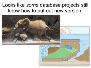 Looks like some database projects still
  know how to put out new version.
 