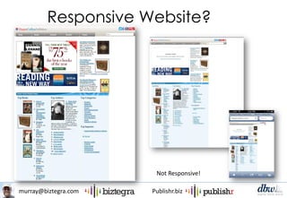 murray@biztegra.com Publishr.biz
Responsive Website?
Not Responsive!
 