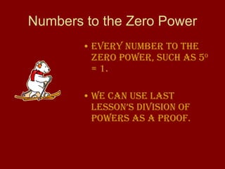 8 4 Negative And Zero Exponents | PPT