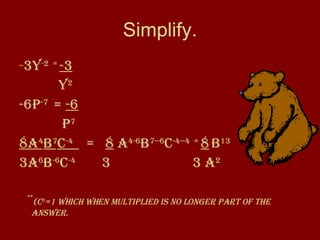 8 4 Negative And Zero Exponents | PPT
