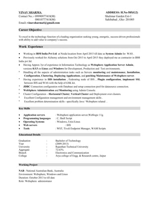 Vinavresume | PDF