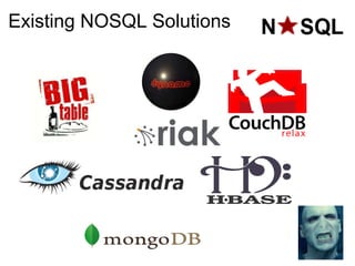 Existing NOSQL Solutions 