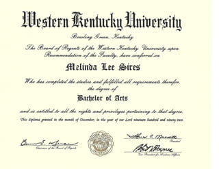 WKU diploma