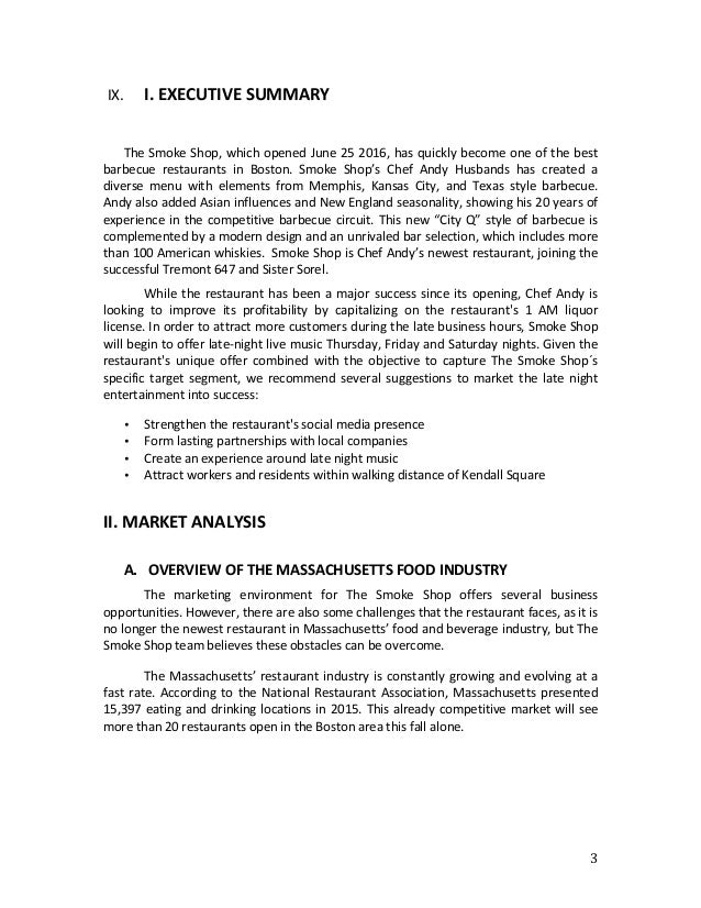 Senior Marketing Plan - The Smoke Shop