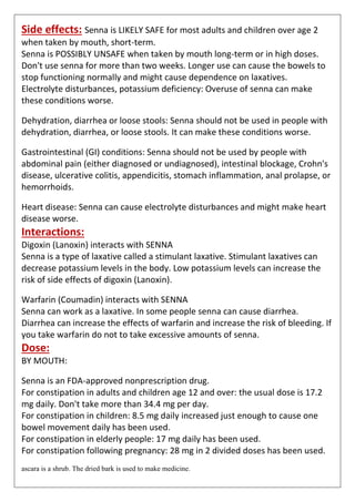 Treatment of constipation | PDF