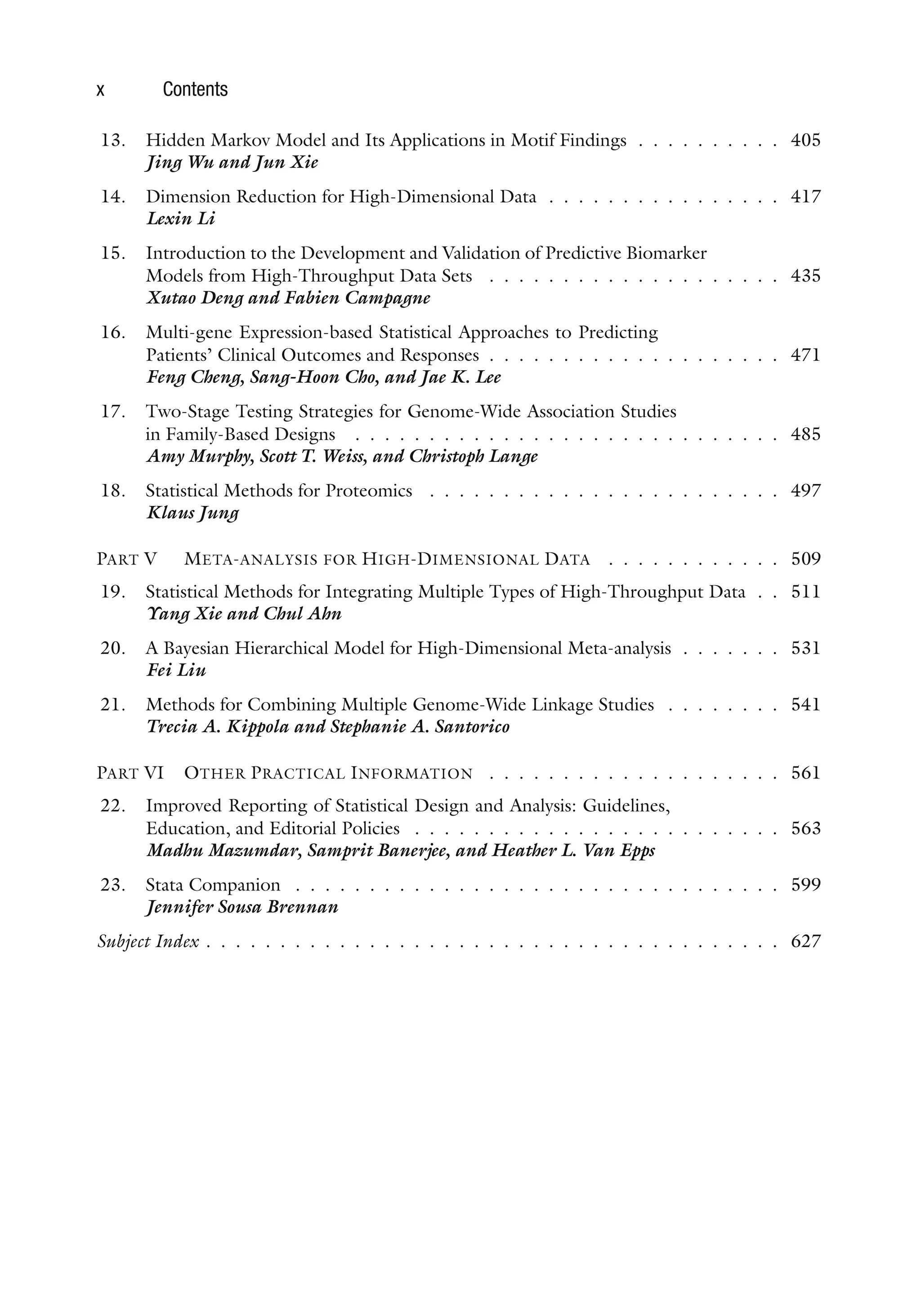 Statistical Methods in Molecular Biology 1st Edition Heejung Bang | PDF