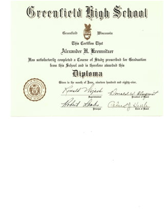 GHS Diploma