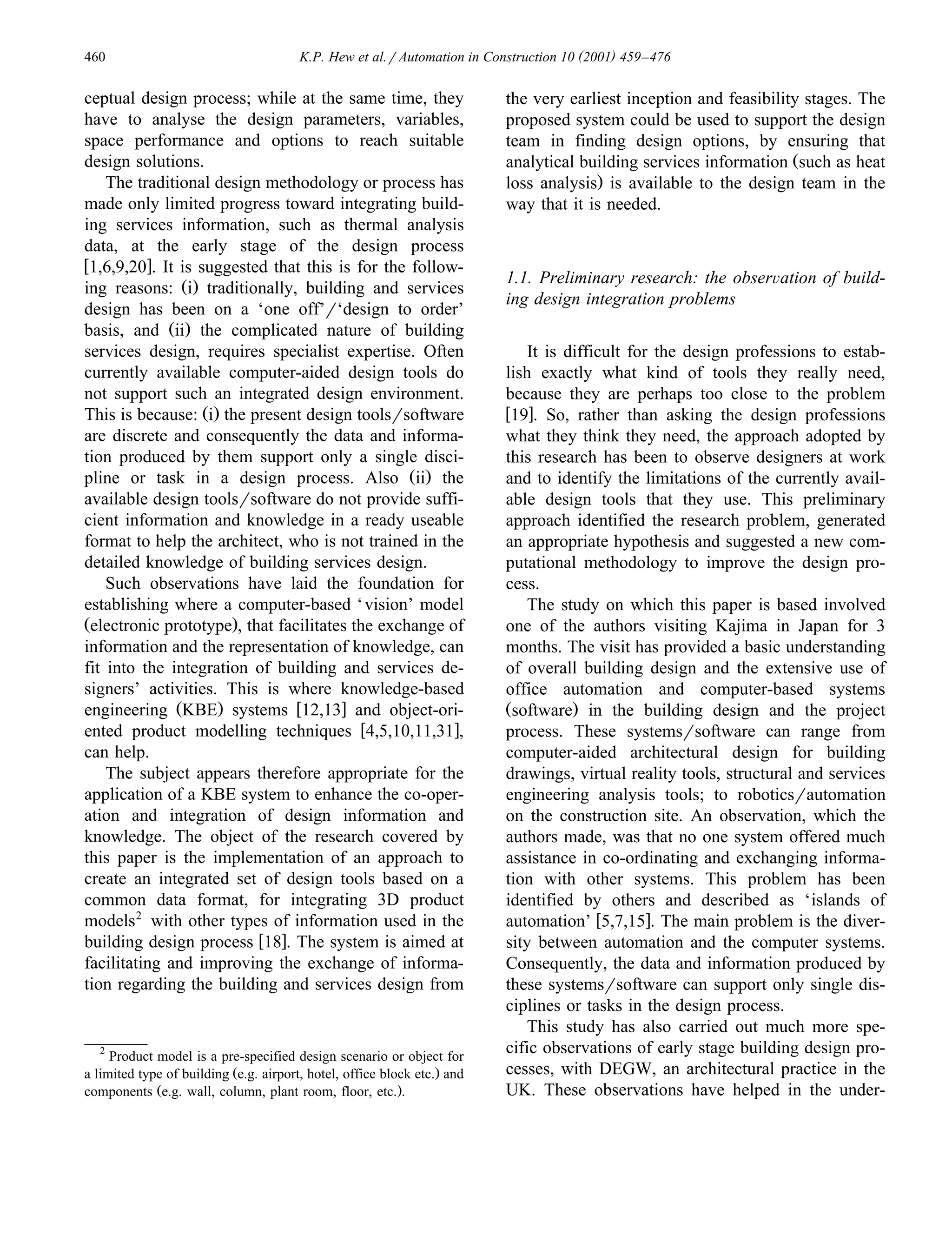 Towards an integrated set of design tools based on a common data format ...