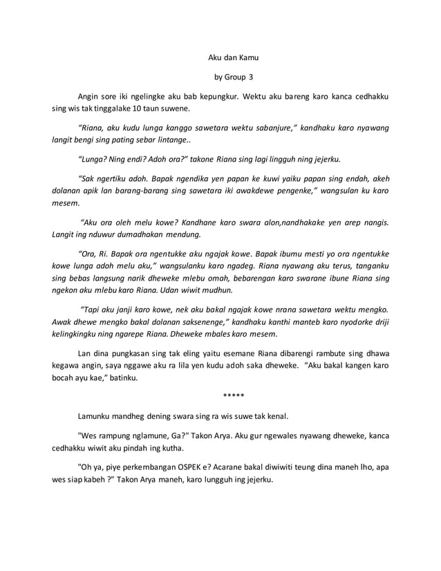 85242 aku dan kamu | PDF | Free Download