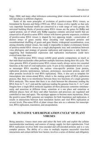 Multiplication Of Rna Plant Viruses 1st Edition Cl Mandahar | PDF