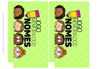 jogo da memória dos nomes dos alunos 123 | PDF