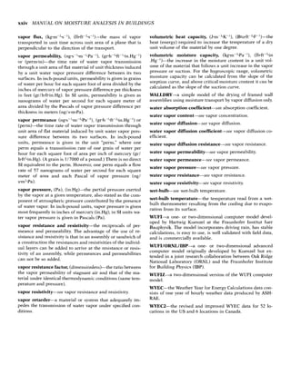 Moisture Analysis And Condensation Control In Building Envelopes Astm ...
