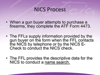 CJIS Projects NICS 2015 v2 [Autosaved] | PPTX