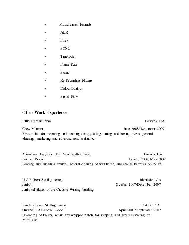 omar romero resume