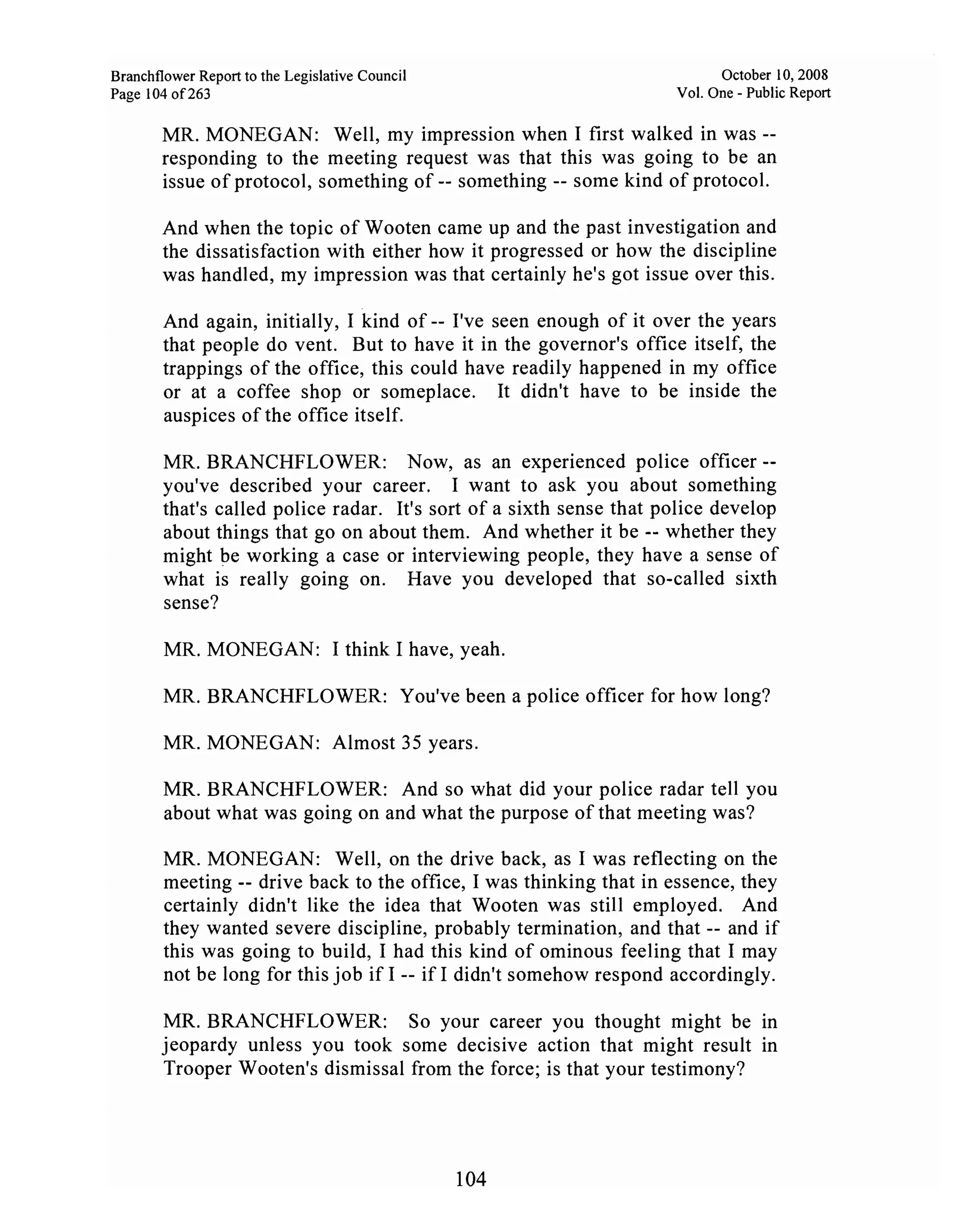 Sarah Palin Troopergate Report