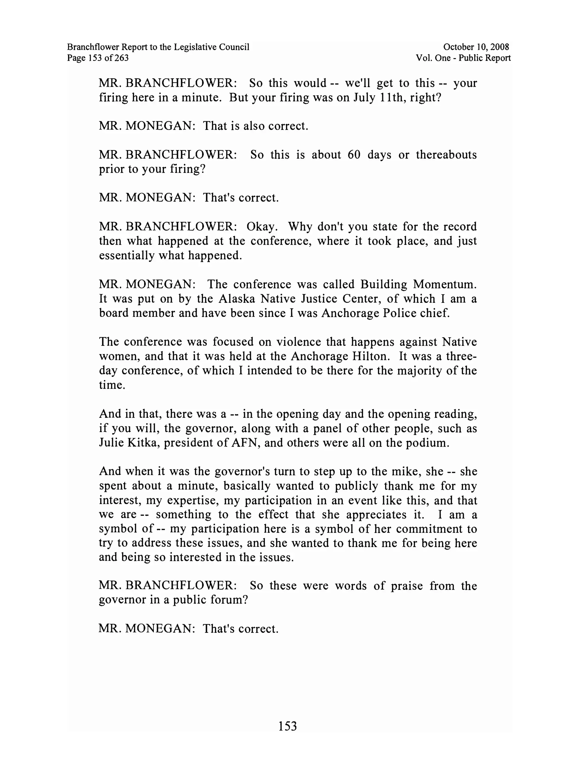 Sarah Palin Troopergate Report