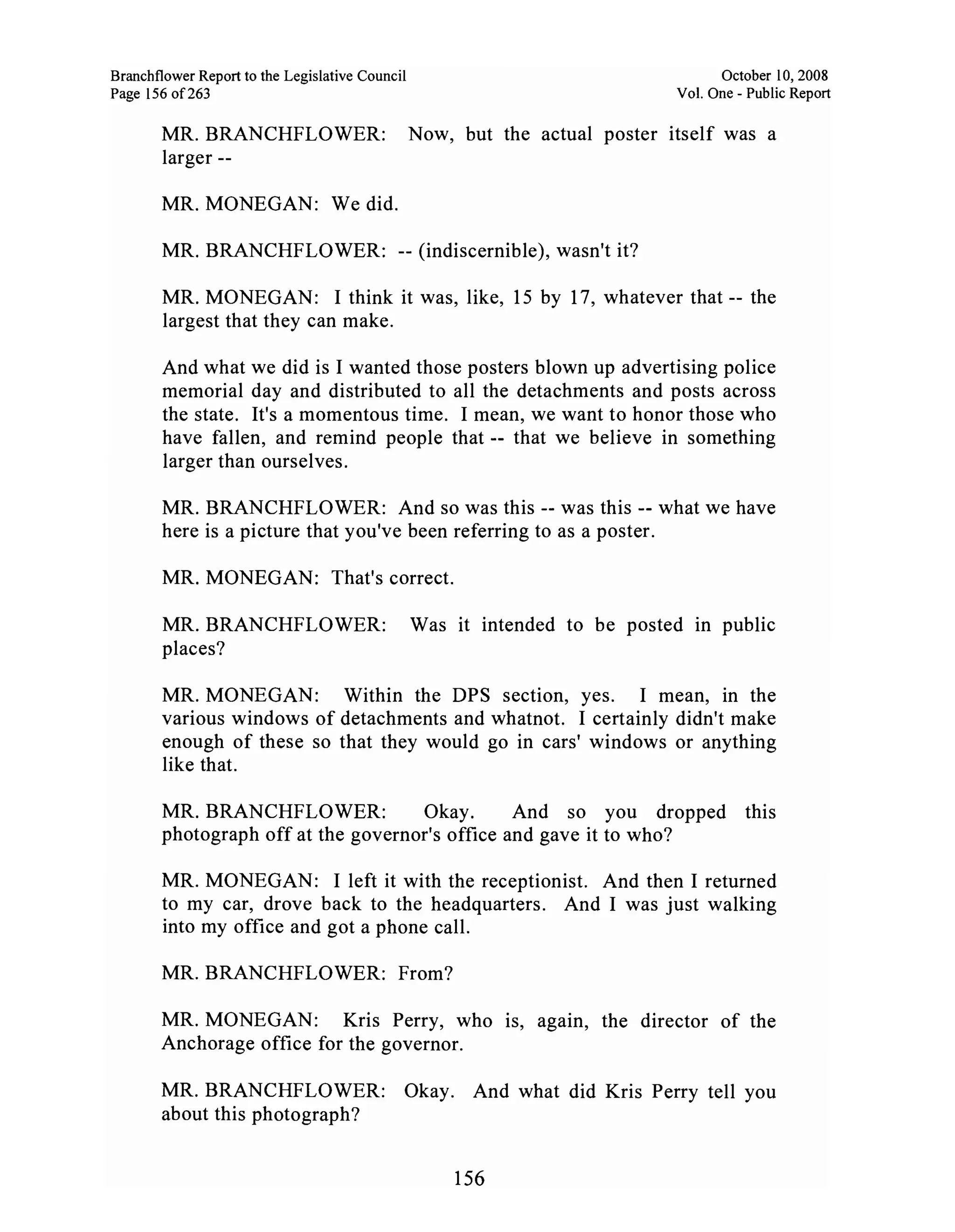 Sarah Palin Troopergate Report