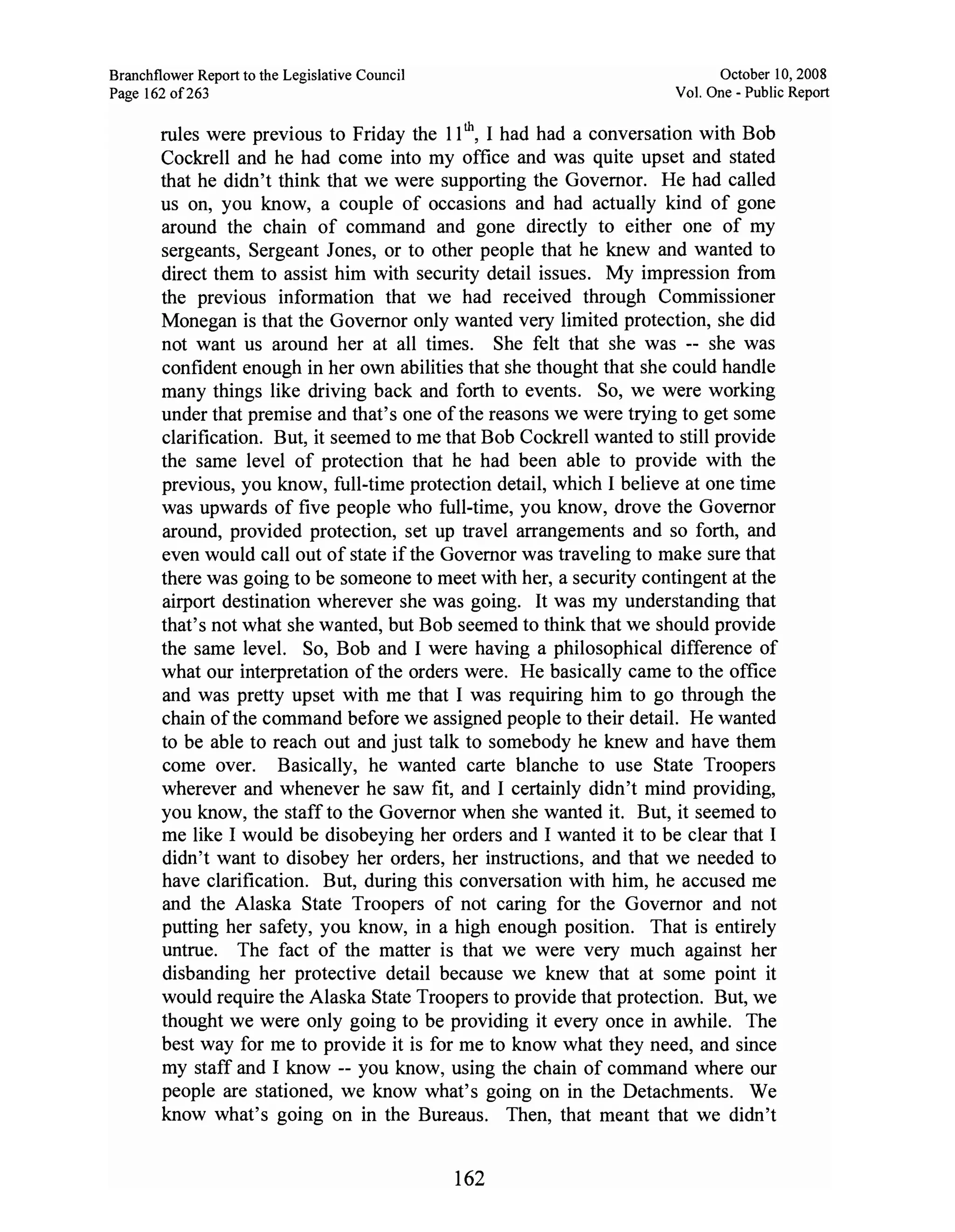 Sarah Palin Troopergate Report