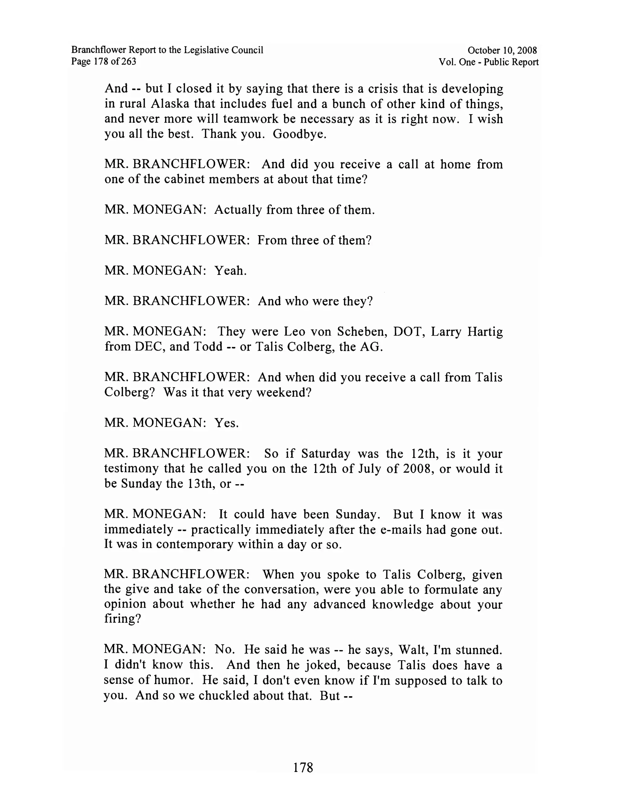 Sarah Palin Troopergate Report