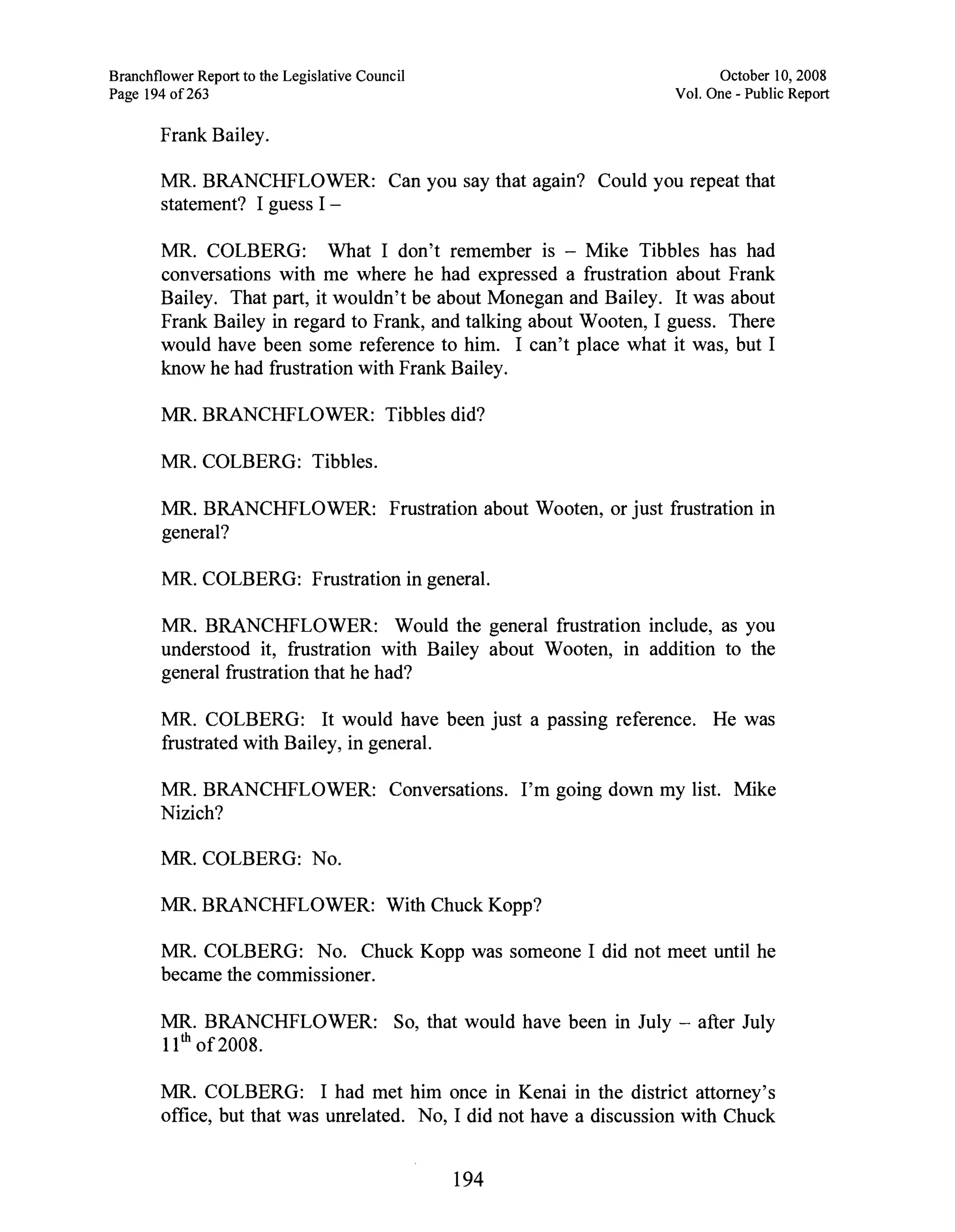 Sarah Palin Troopergate Report