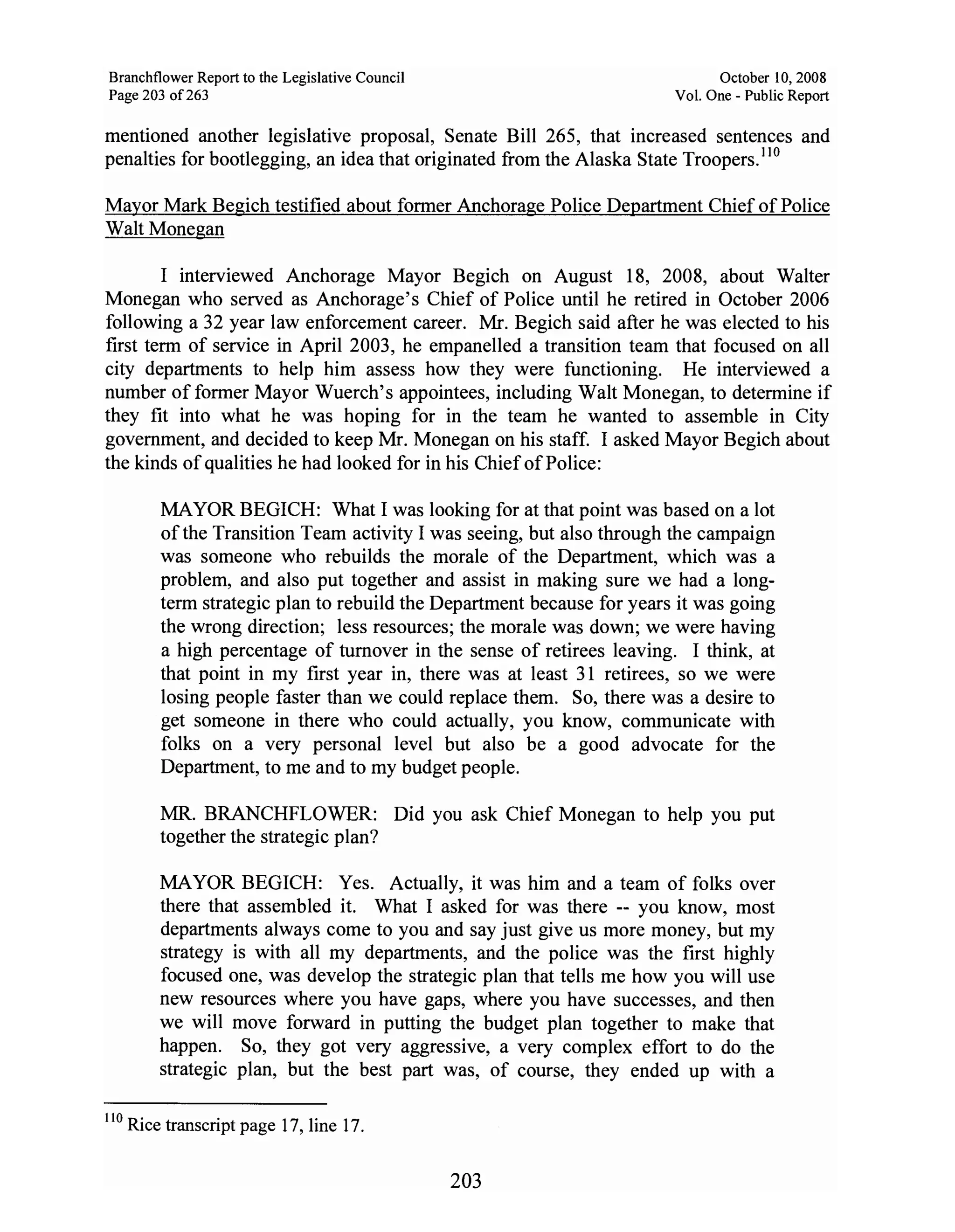 Sarah Palin Troopergate Report