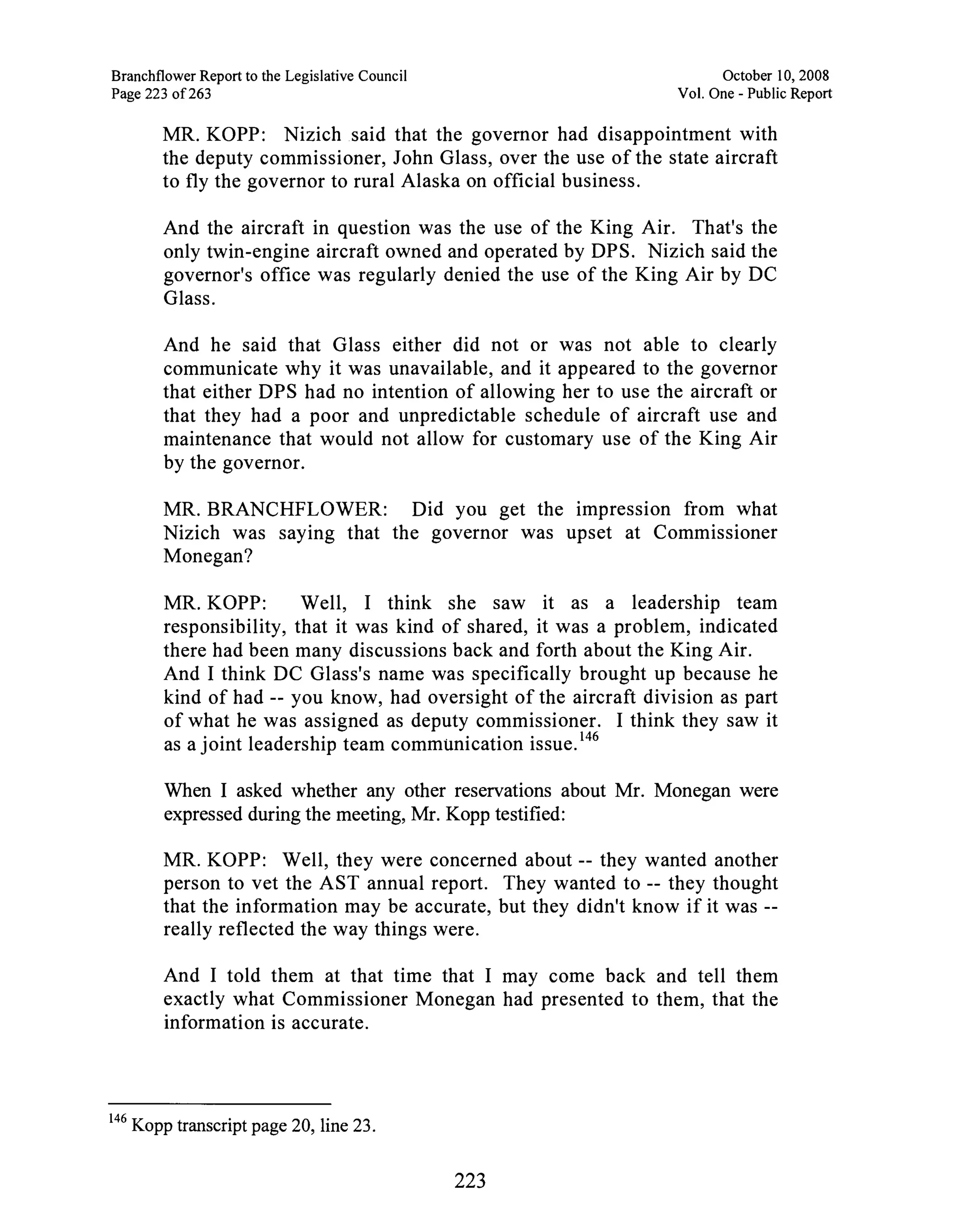 Sarah Palin Troopergate Report