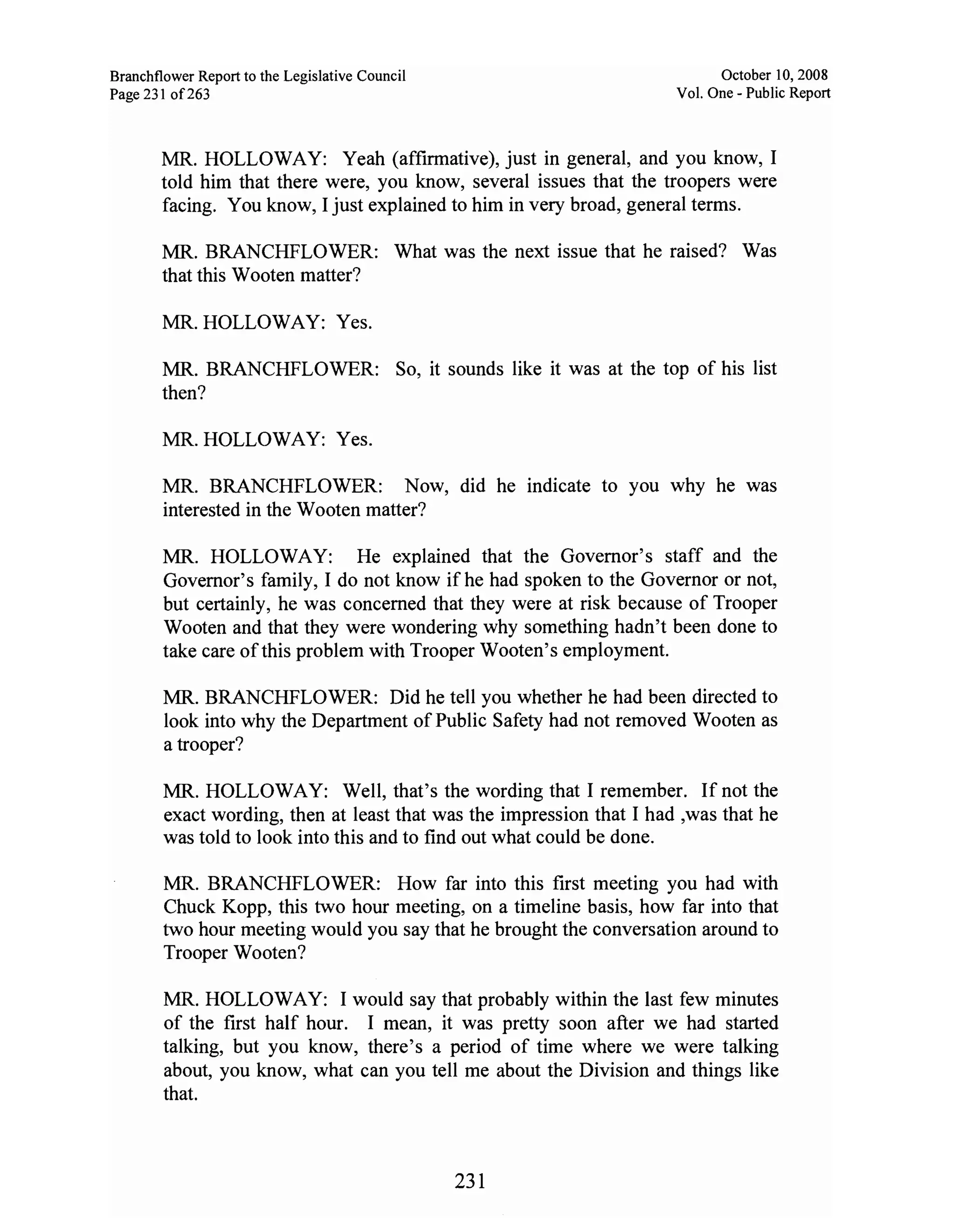 Sarah Palin Troopergate Report